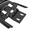 Motorcycle Rear Mudguard, Protective Carbon Fibre Pattern, Sturdy Rear Fender