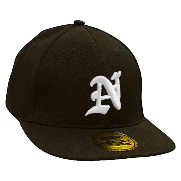 DamenHerrenBaseballCapSnapbackCapsGotischenBuchstabenA-ZschwarzwithAdjustableStrapSnapbackMFAZMorefazLtd