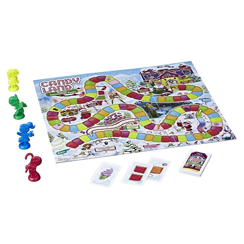 Hasbro Gaming Candy Land Game: Winter Adventures Edition Board Game