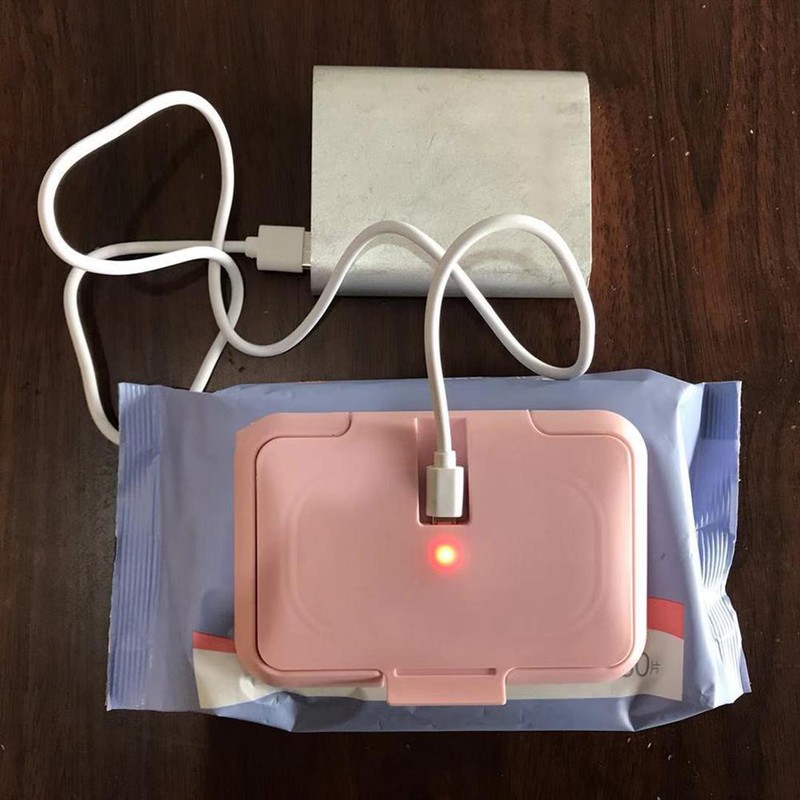 Baby Wipes Heater Baby Wet Wipes Warmer Portable USB Powered