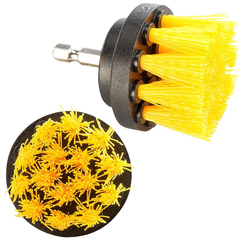 AGT Brush attachment: 8-piece brush set for drill and cordless