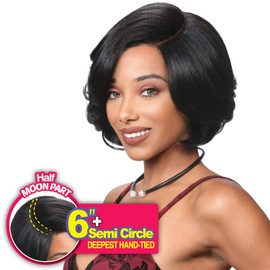 Zury Sis Sassy Lively Spirit Half Moon Part Wig SASSY HM-H MIU (SOM RT BURGUNDY)