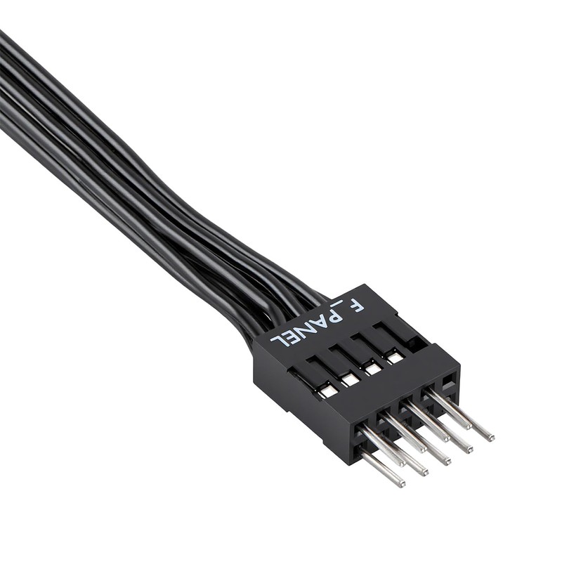 Iesooy Motherboard Front Panel Extension Cables, F Panel 9-Pin Male