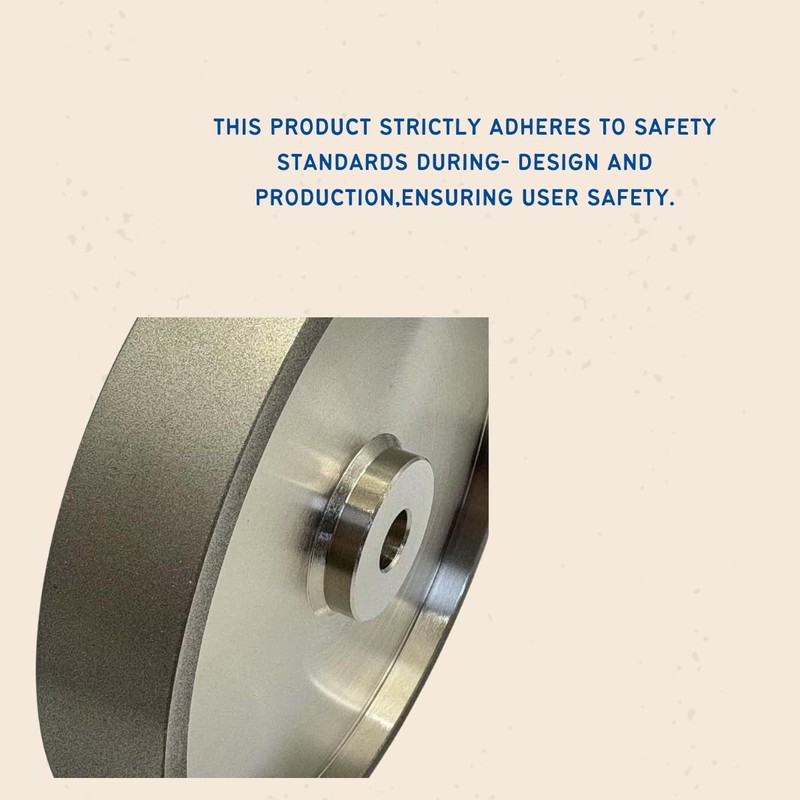 6-inch 1000 grit CBN Grinding Wheel, Designed for Sharpening high-Speed