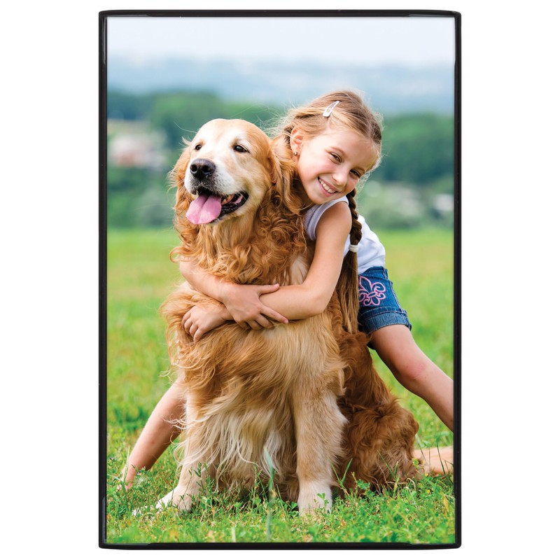 Snap - 4"x6" Black Front Loading - Narrow Wall Photo