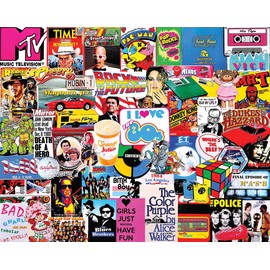 White Mountain Puzzles I Love The 1980s - 1000 Piece Jigsaw Puzzle