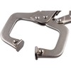 NUZAMAS (Set of 2) 9" Locking C-Clamp with Swivel Pads