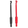 2pcs Black and Red Automotive Wire Piercing Probes Clip Test