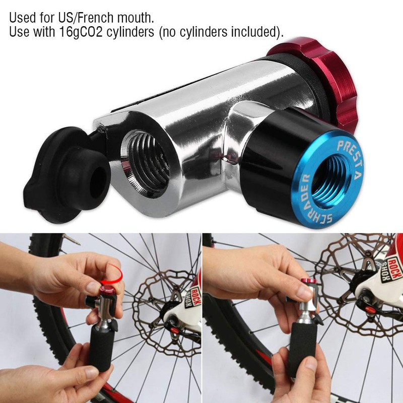 Keenso GIYO Ciclismo Bicicleta Bicicleta CO2 Cartucho Bomba Bola Mini