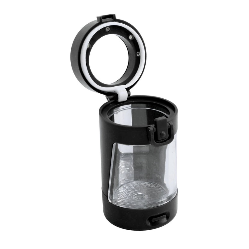 Magnifying Jar Portable Rechargeable Keep Humidity Mini Air Tight Storage
