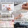 2 Pack Squishy Butt Stress Relief Stickers Cute 3D Peach