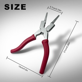 YesRight Welding Pliers, 8" Mig Pliers for Welding, Ergonomic Welpers Welding Plier Multifunctional Welding Tools for Wire Cutting Spatter Scraping Gripping Drawing Wire