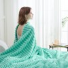NEWCOSPLAY Super Soft Throw Blanket Aqua Premium Silky Flannel Fleece
