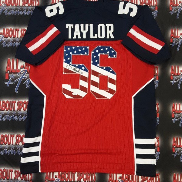 All About Sports + Framing Lawrence Taylor Authentic Signed Pro