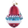 Christopher Radko Hand-Crafted European Glass Christmas Tree Decorative Ornament, Jolly