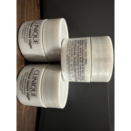 Clinique 3x Clinique Smart Night Custom-Repair Moisturizer For Dry Combination 0.5oz/15ml