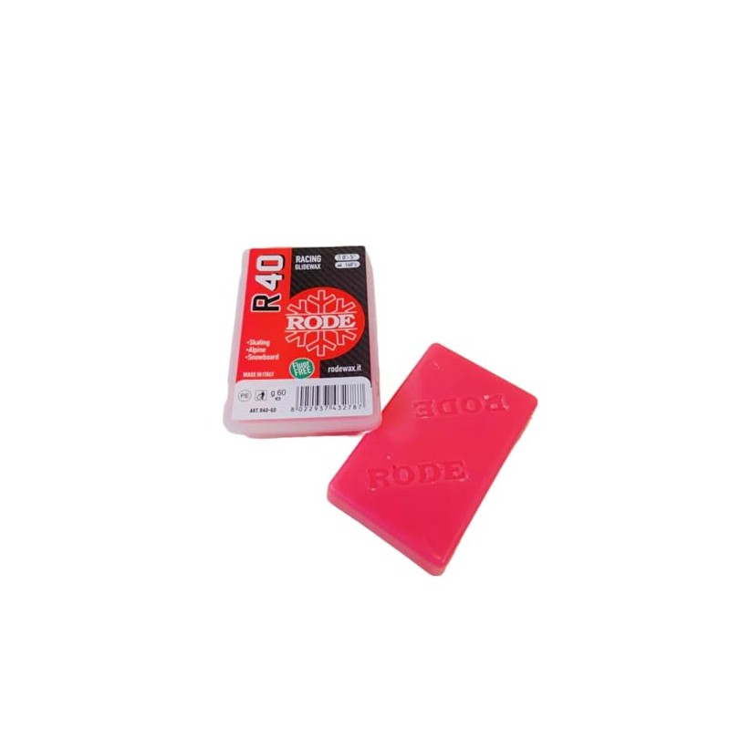 Rode Ski Wax Racing Glide Wax - R40 for XC,