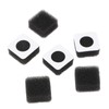 6pcs Mic Wind Muff, Noise Reduction Sponge Camera Mic Windscreen,
