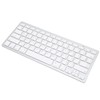Wireless Keyboard English Thai Bilingual Portable Stylish Ultra Thin Silver