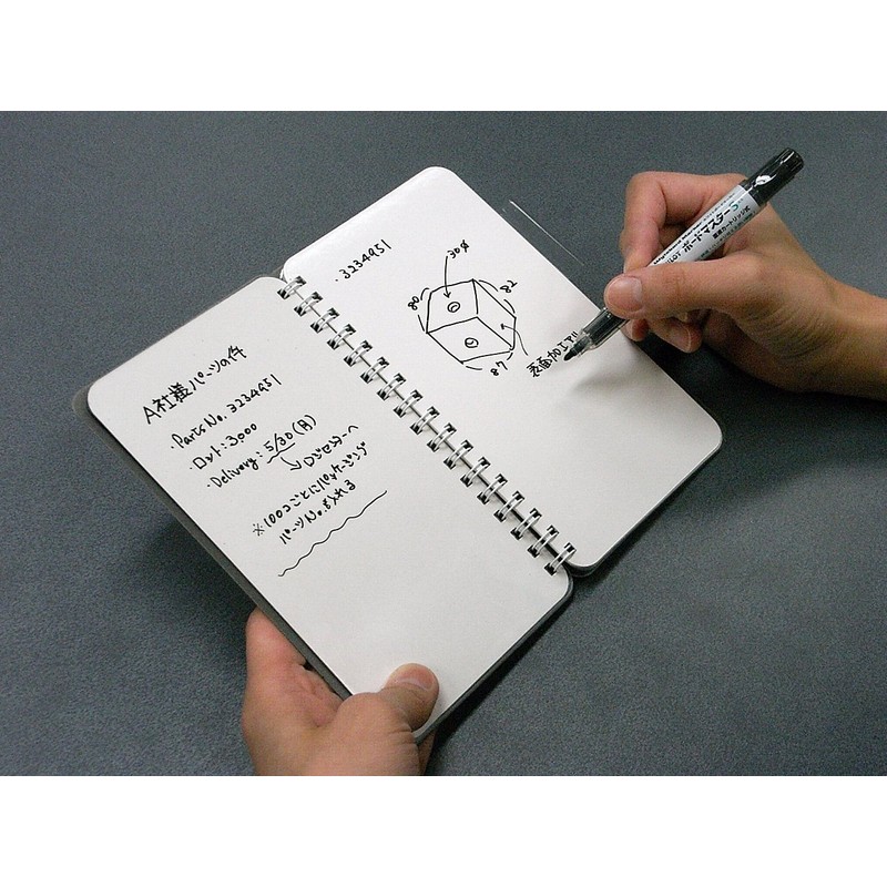 Nu Board Memo Size NGSH03FN08 Whiteboard Notebook - Dry Erase