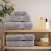 vidaXL - Hand Towels 2 pcs - Grey 100% Cotton