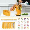 SUSTEAS Rotary Vegetable Slicer with Handle Kitchen Gadget - 5