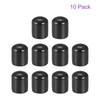 DMiotech 10pcs 16mm Inner Diameter Black Screw Protector Rubber End
