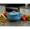 Mercer Culinary Enameled Cast Iron Round Dutch Oven, 6 qt.,
