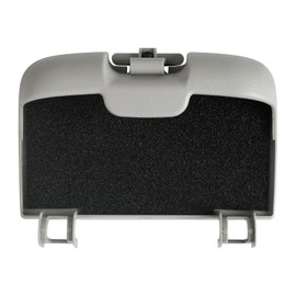 TQPONLY Overhead Console Sunglasses Holder Bin Door | Compatible with Ford Super Duty F250 F350 F450 F550 Truck | Replaces 2C3Z7811586BAB Roof Sunglass Storage Box Lid (Light Flint Grey)