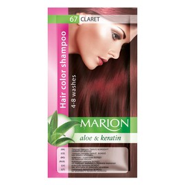 Marion Hair Color Shampoo in Sachet Lasting 4-8 Washes - 67 - Claret