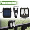 Clip on Solar Lights Outdoor, Mini Clip on Fence Solar