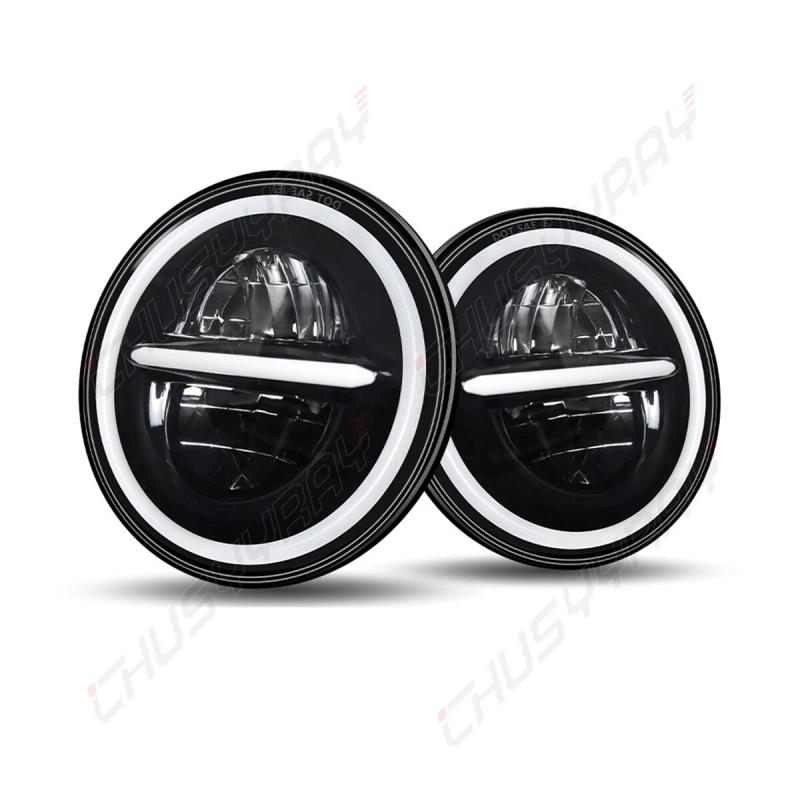 CHUSYYRAY Fit for International 1961-1980 Scout II DOT 2PCS 7inch