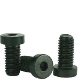 1/4"-20 x 1/2" Low Head Socket Cap Screws, Black Oxide Finish, Coarse Threads, Fully Threaded, 25 Pack