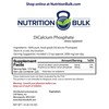 DiCalcium Phosphate (DCP) - Nutrition Bulk, Powder, Resealable Bag, Pure,