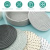 6Pcs Trivets for Hot Dishes, 7Inch Cotton Thread WeaveTrivets Set