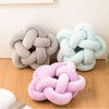 Wadser Knot Plush Throw Pillow Handmade Knotted Star Pillow Soft