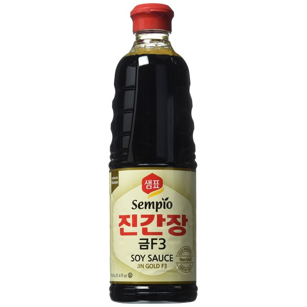 Sempio Soy Sauce Jin Gold F3, 31.4 Fl oz, 930mL