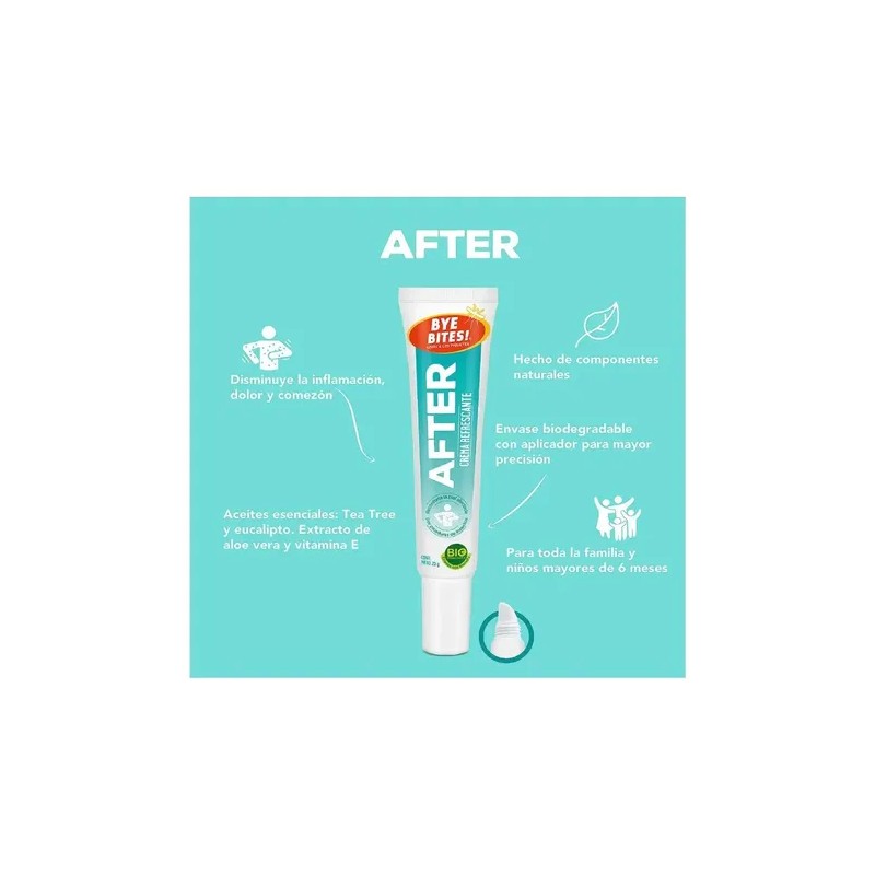 Crema Corporal Bye Bites After Aloe Vera Picaduras 20g 2pz