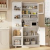 Yeyawomy 71 Inch Tall Pantry Storage Cabinet, Kitchen Pantry Cabinet