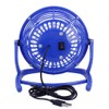 REY Mini USB Laptop Desktop Fan Silent Rotating Blue