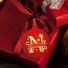 Initial Ornament for Christmas Tree Decorations - 12x10cm - Xmas