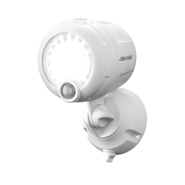 Beams MB360XT 200 Lumen Wireless Battery Operated Powered Motion Sensing LED Spotlight, 1-Pack, White