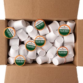 Fresh Roasted Coffee, Italian Roast, Dark, 144 Pods for K Cup Brewers