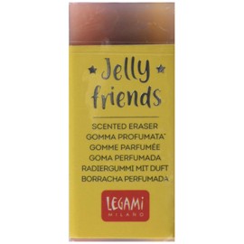 Legami GP0002 - Scented Gum, Jelly Friends, 2.2 x 5 cm, Room Theme, Blueberry Flavour, Soft and Clean Erasing