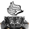Fydun Motorcycle Headlight Grille Cover Headlight Protector Carbon Steel Grille