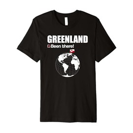 Greenland Been There Icebear Compass Greenland Premium T-Shirt