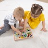 Melissa & Doug Wooden Light-Activated Sound Puzzle 2-Pack for Toddler