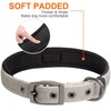 Fida Padded Dog Collar, Reflective Strong Dog Collar with Double