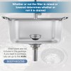 ZM Stainless Steel Kitchen Sink Strainer with Drain Assembly