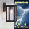 MDENLT 2 Pack Solar Porch Lights Outdoor,Solar Wall Lights with